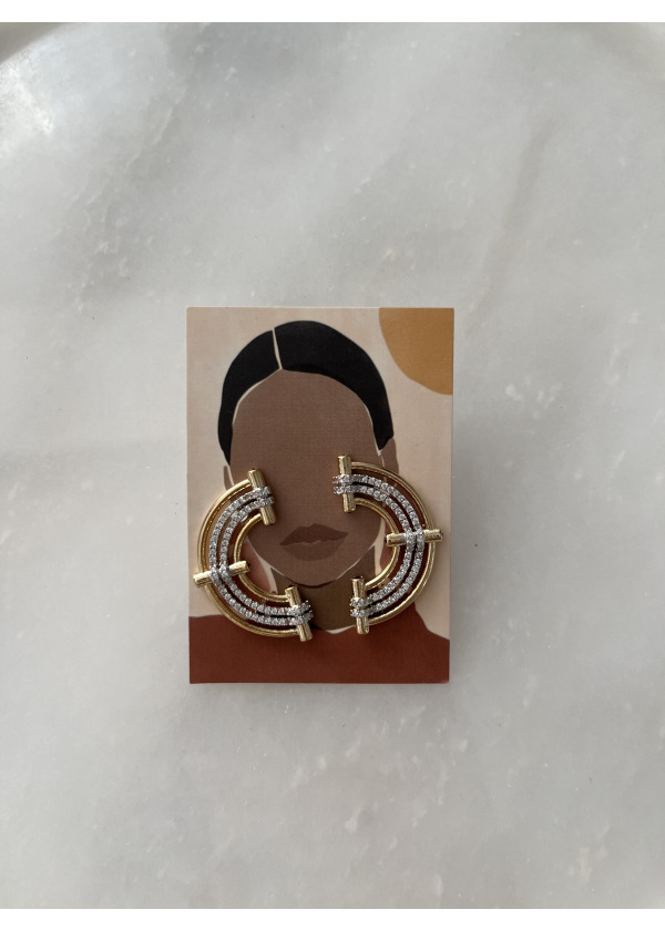 TAŞLI GÖKKUŞAĞI KÜPE