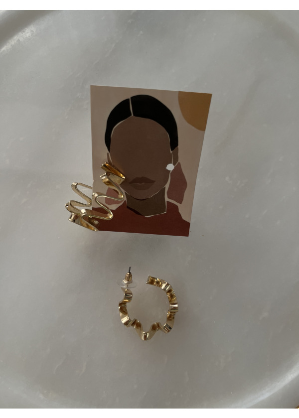 ZİKZAK KÜPE (GOLD)