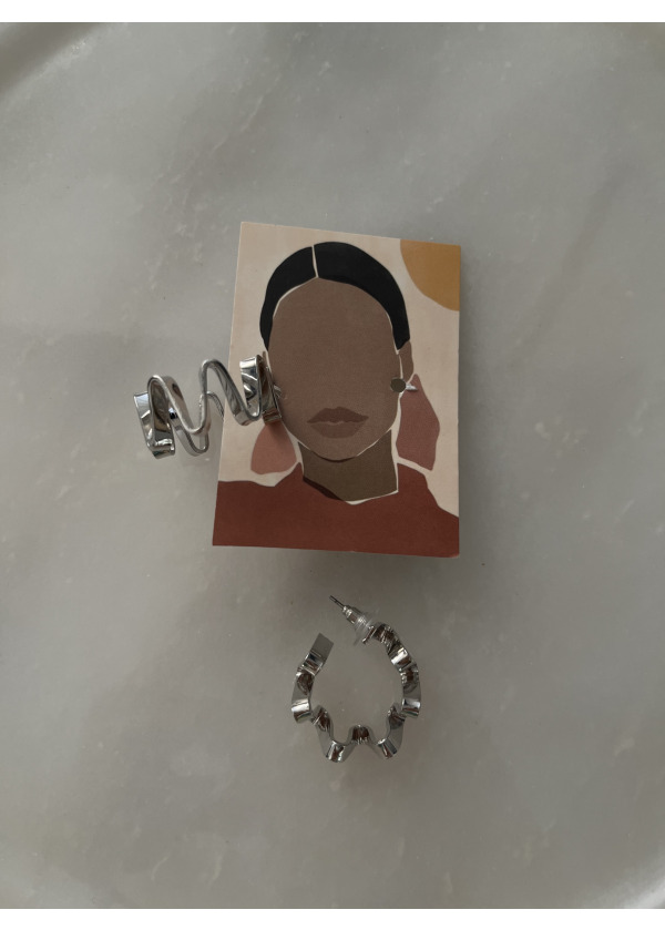 ZİKZAK KÜPE (SİLVER)